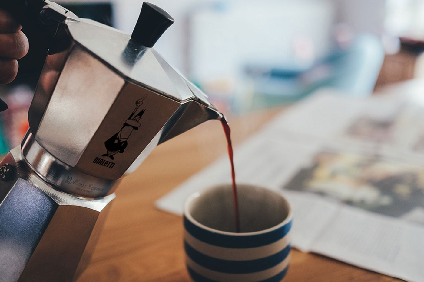 How to Make Stovetop Espresso Coffee at Home in a Moka Pot