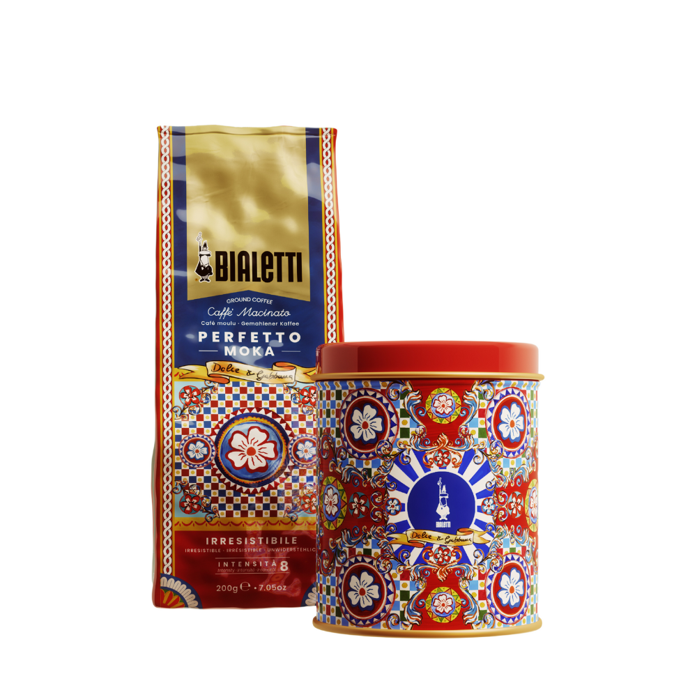 Bialetti Dolce&Gabbana Perfetto Moka Irresistibile Coffee + Tin