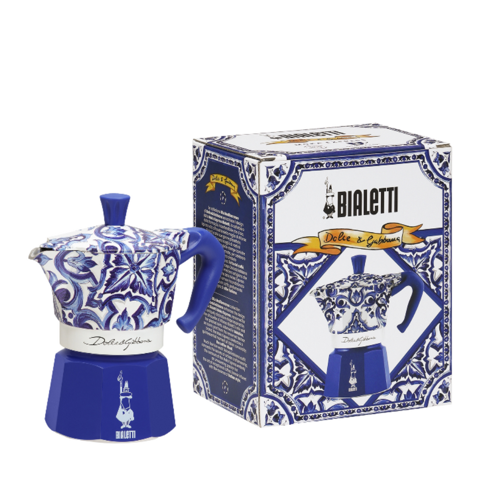 Bialetti Dolce&Gabbana Blu Mediterraneo Moka Express 3 Cup