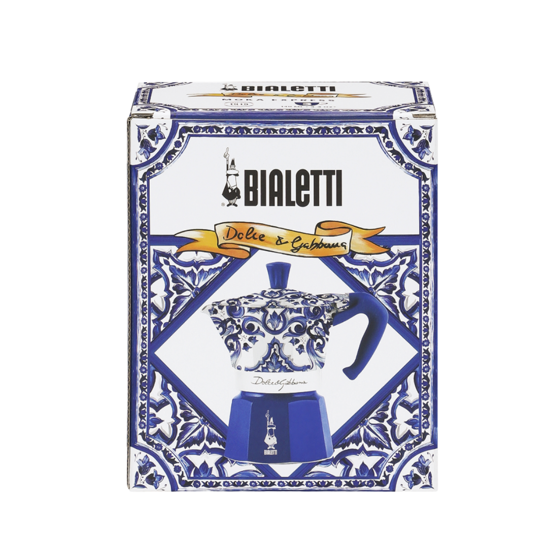 Bialetti Dolce&Gabbana Blu Mediterraneo Moka Express 3 Cup