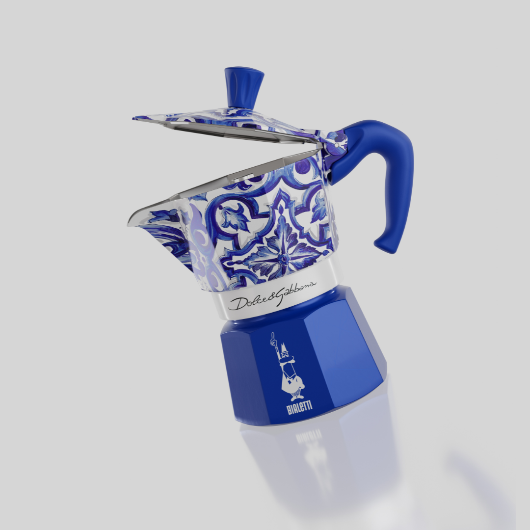 Bialetti Dolce&Gabbana Blu Mediterraneo Moka Express 3 Cup