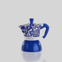 Bialetti Dolce&Gabbana Blu Mediterraneo Moka Induction 4 Cup