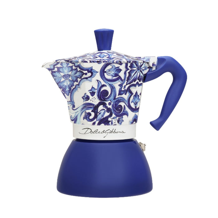 Bialetti Dolce&Gabbana Blu Mediterraneo Moka Induction 6 Cup