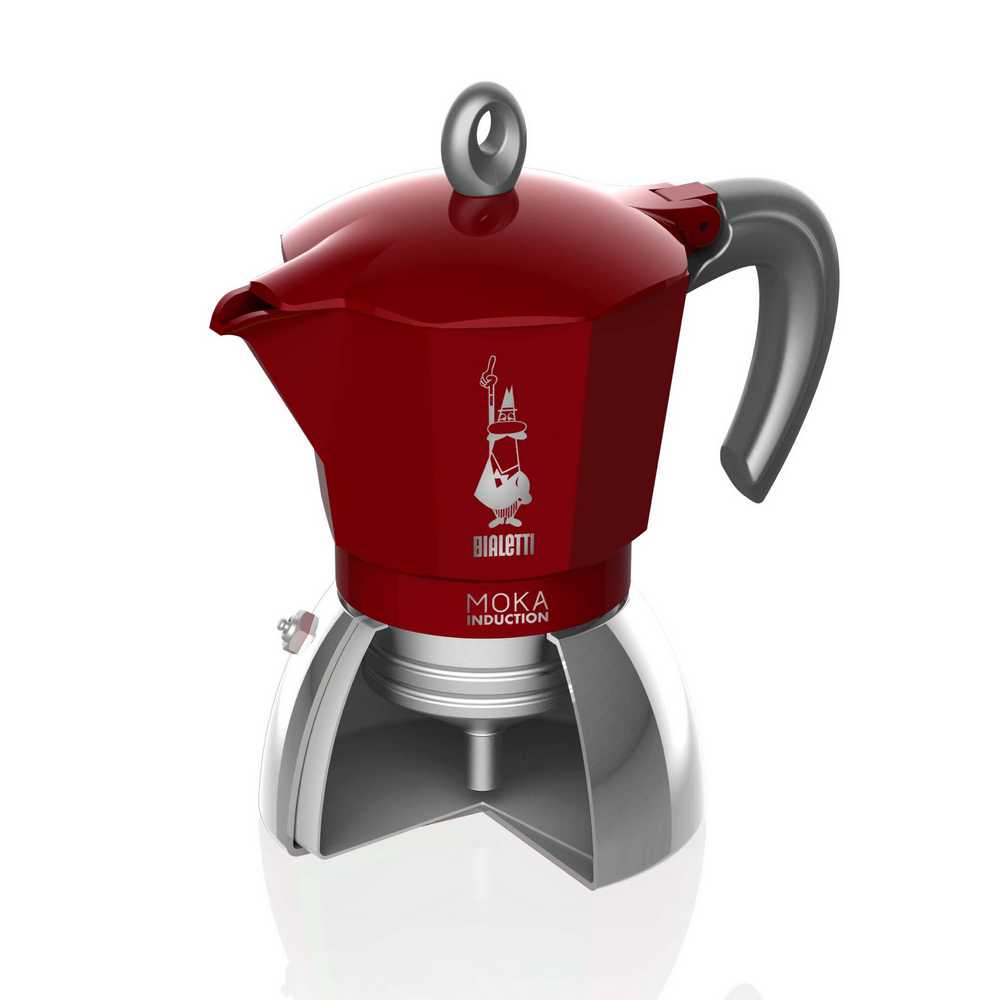 Bialetti Moka Induction Bi-Layer Red